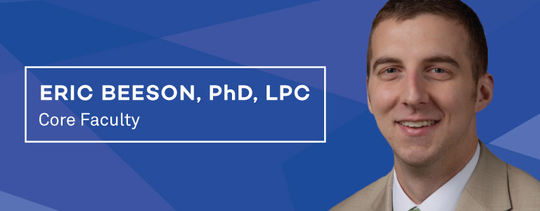 Core faculty Dr. Eric Beeson, PhD, LPC