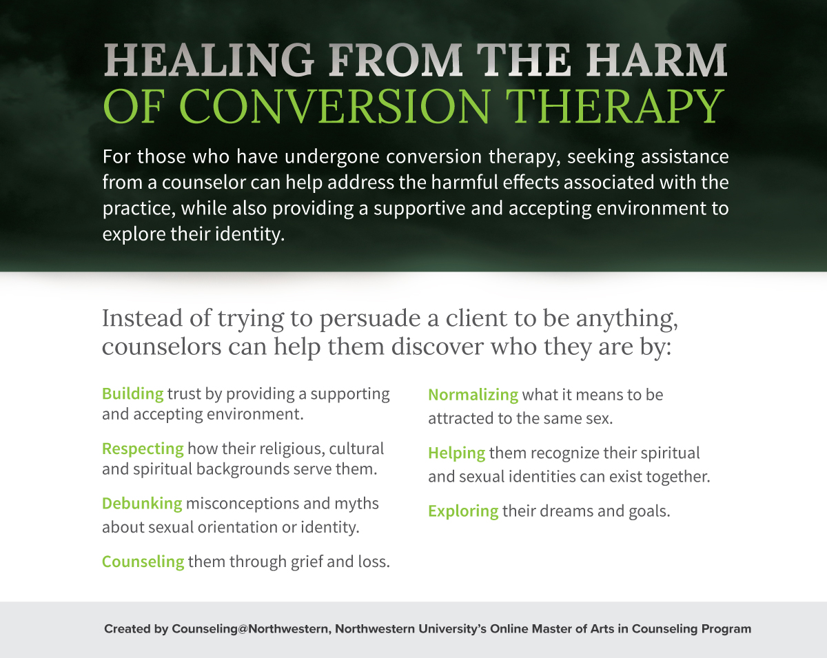 In The Aftermath Of Conversion Therapy Counselors Offer Healing Support Counselingnorthwestern