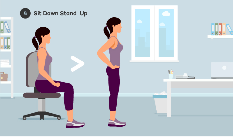 Step 4 Move Sitting Down to Standing Up